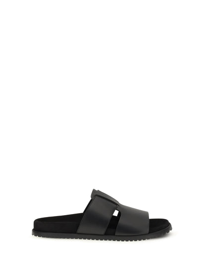 Sandals Calf Leather Black