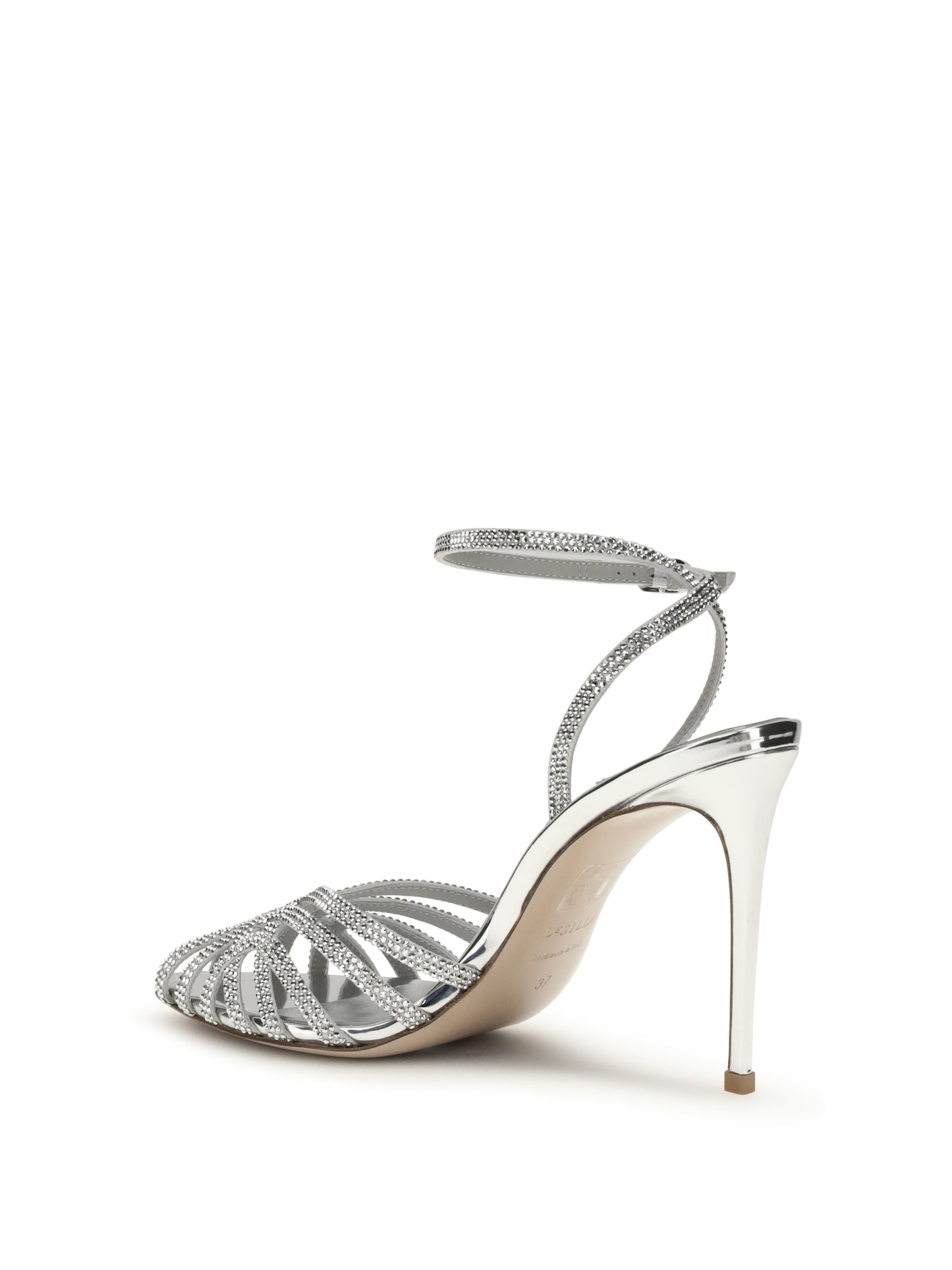 Sandals Embrace Divina Silver Leather