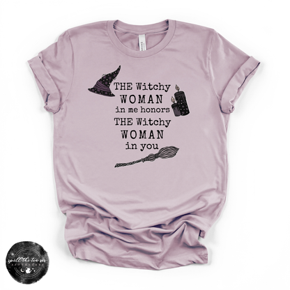 The Witchy Woman in Me Tee ( BLACK DESIGN) | Witchy Graphic T-Shirt