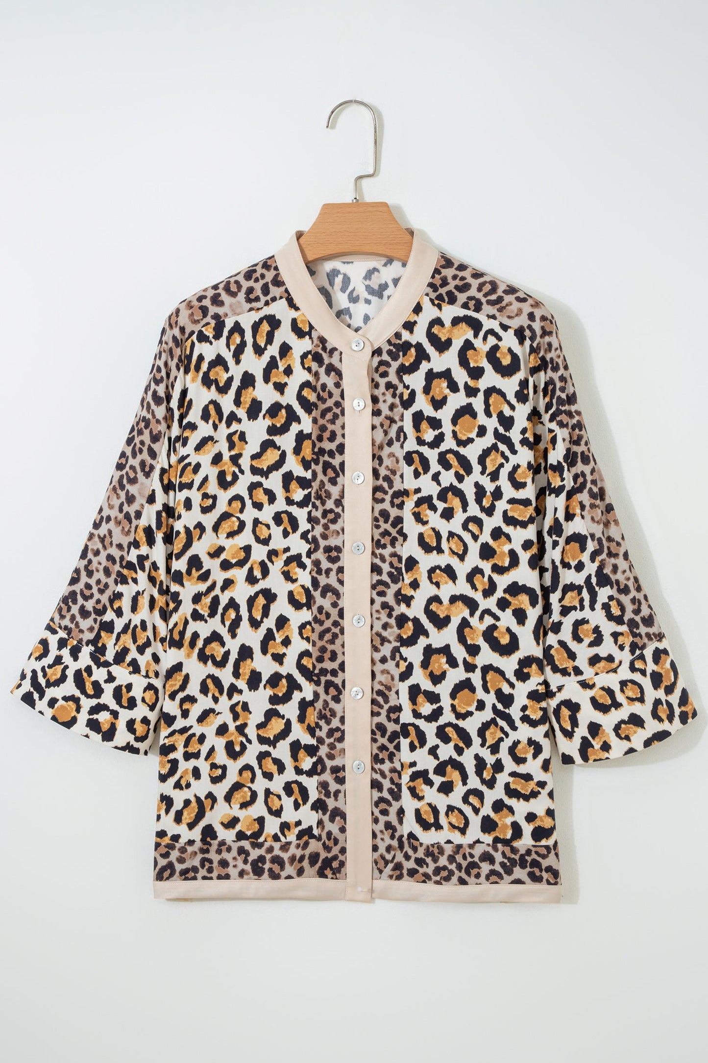 Threaded Pear Dahlia 4 Sleeve Loose Shirt