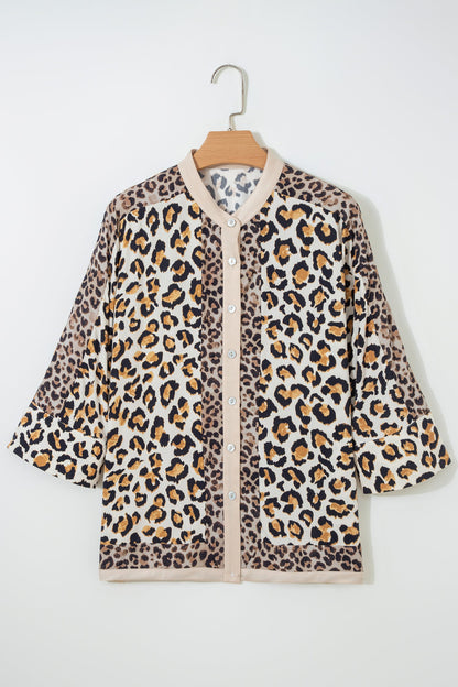 Threaded Pear Dahlia 4 Sleeve Loose Shirt