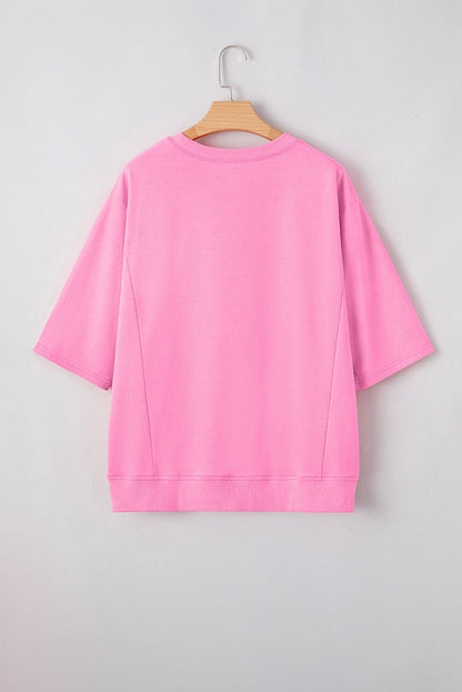 Threaded Pear Luz Half Sleeve Tunic Top
