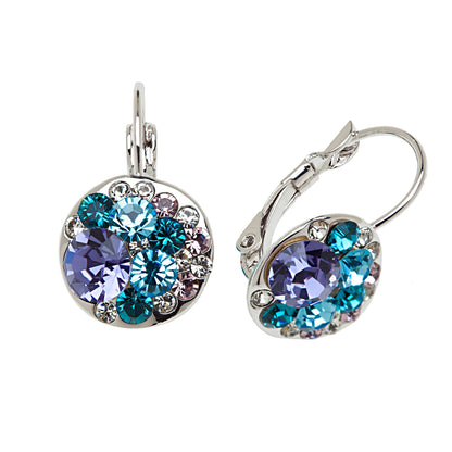 Silver Aqua & Purple-