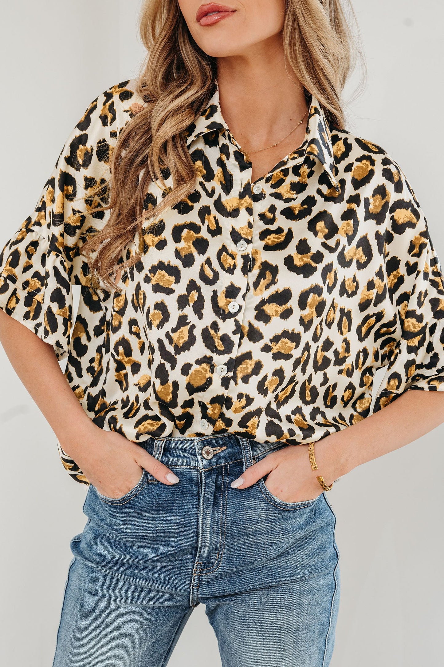 Threaded Pear Penny 4 Sleeve Loose Shirt