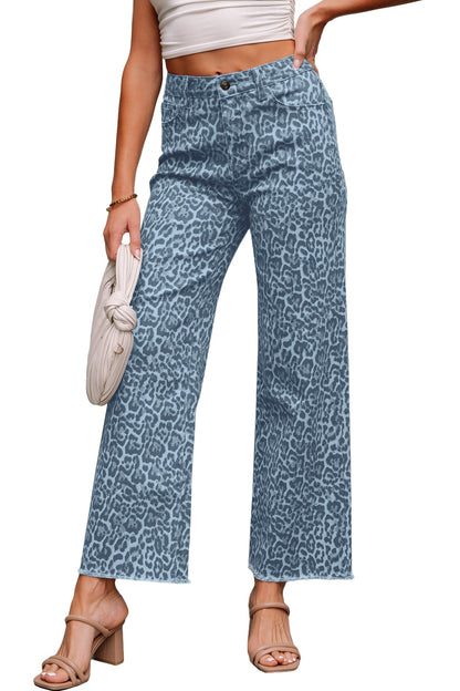 Threaded Pear Gwendolyn Leg High Waist Jeans