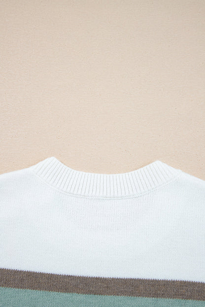 Threaded Pear Millie Knit Drop Shoulder Sweater