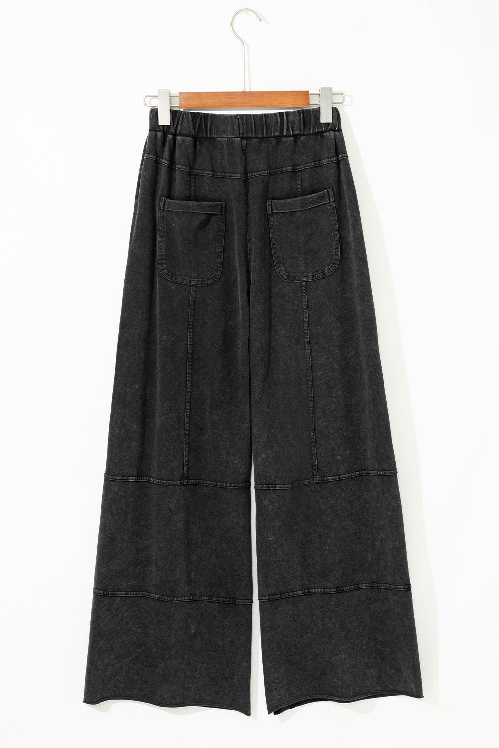 Threaded Pear Brittany Mineral Wash Exposed Seam Drawstring Cargo Pants