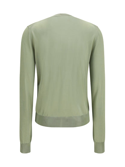 Cardigan Crewneck in Viscose