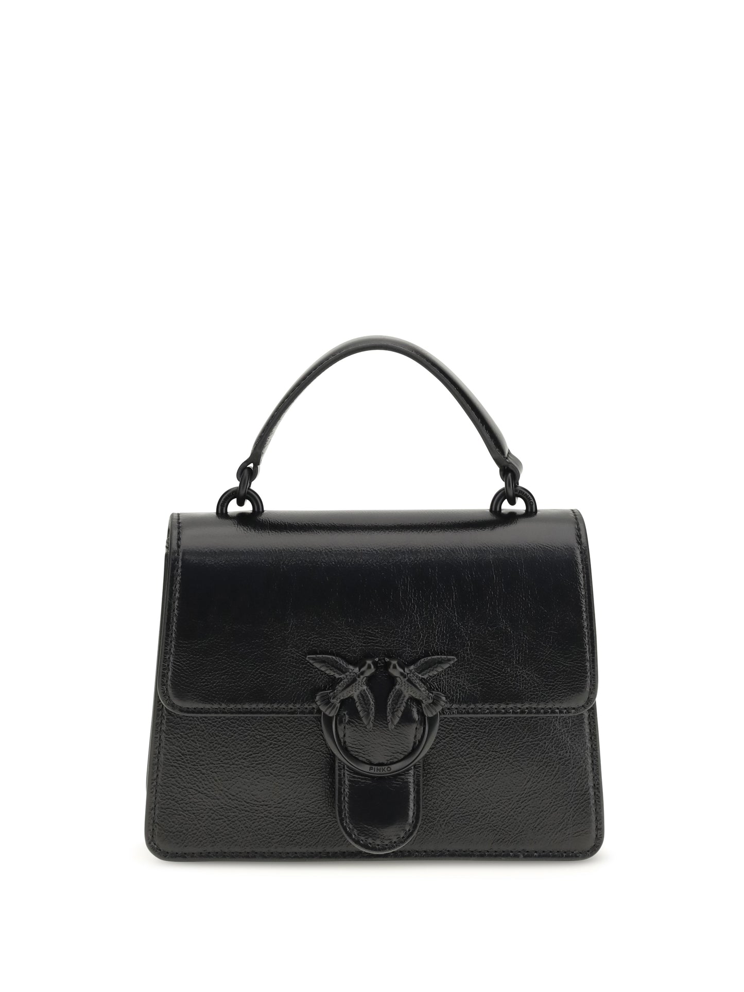 Top-Handle Mini Handbag Love One Black