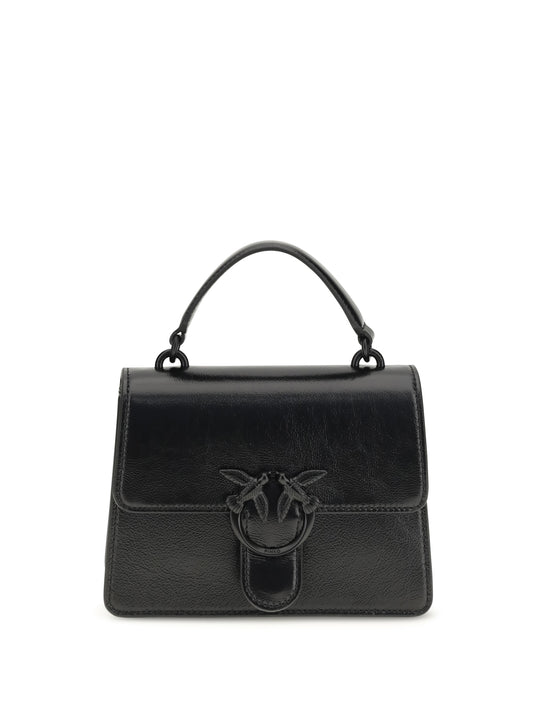 Top-Handle Mini Handbag Love One Black