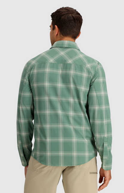 Outdoor Research Men's Astroman Button Long Sleeve Upf 30 Sun Shirt