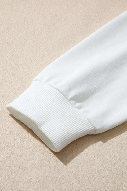 Threaded Pear Kaitlyn Patched Drop Shoulder Sweatshirt