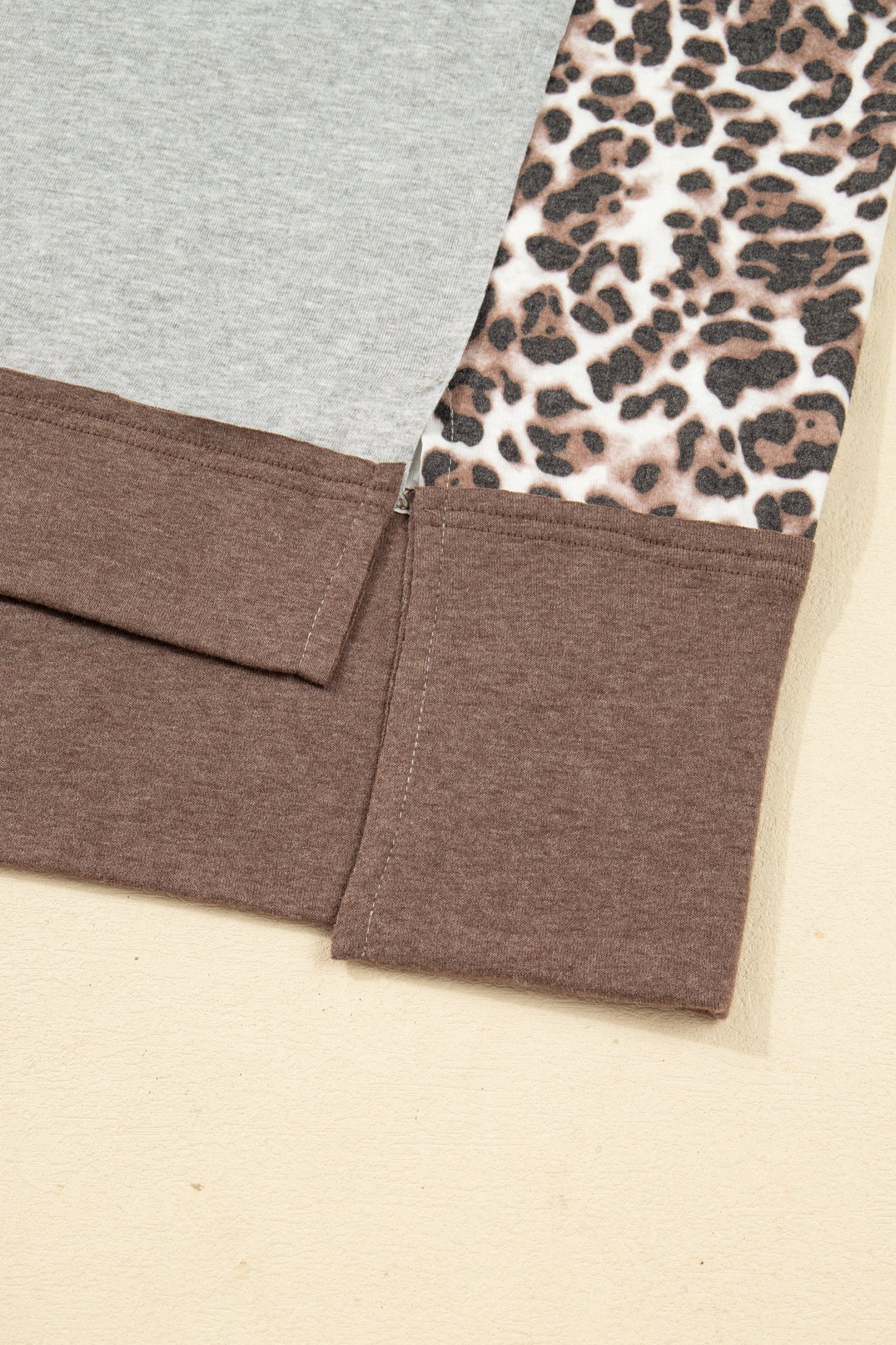 Threaded Pear Camila Block Patchwork Dolman PLUS Sweatshirt