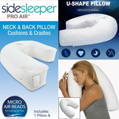 U-Shaped Side Sleeper Pillow | Sleep buddy pillow