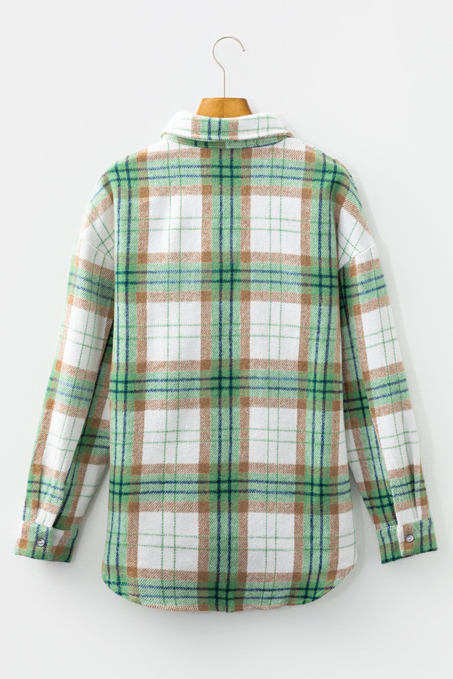 Threaded Pear Abigail Plaid Casual Flannel Shacket