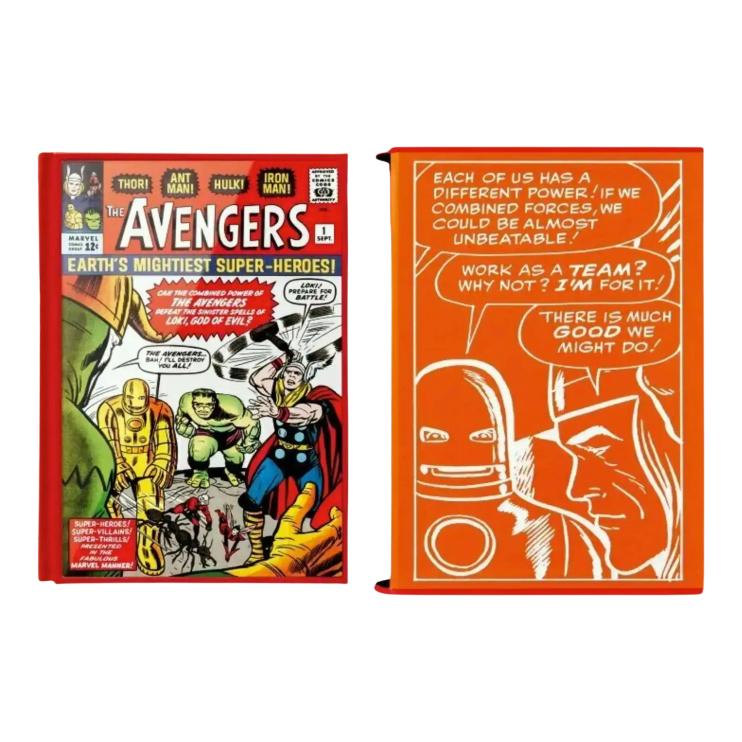Taschen Marvel Comics Library Avengers Vol. 1 1963–1965 Collector’s Edition Print Book Orange