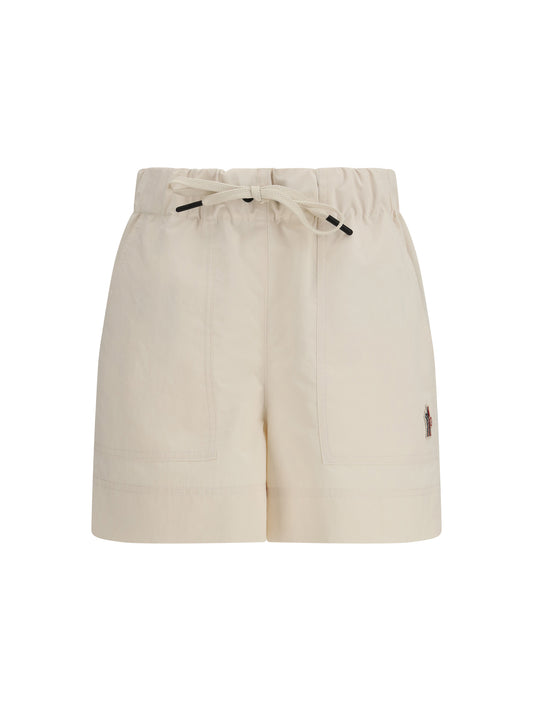 Shorts Embroidered Cream