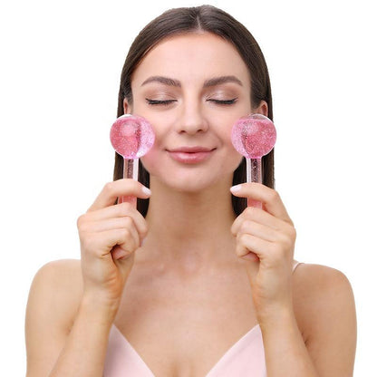 Ice Globes for Face | Cooling Facial Massage Glow Globes