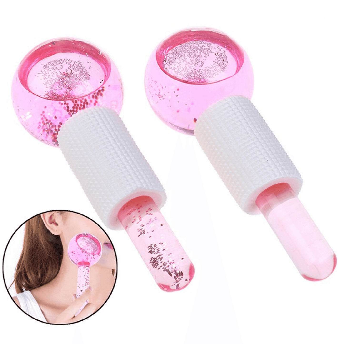 Ice Globes for Face | Cooling Facial Massage Glow Globes