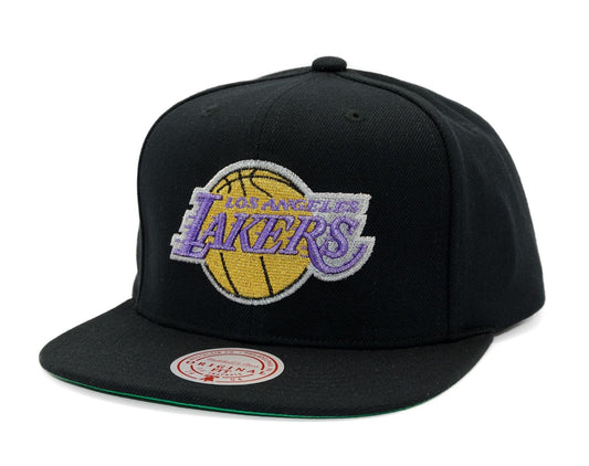 Mitchell & Ness Men's NBA Shine On Snapback Lakers Snapback Caps