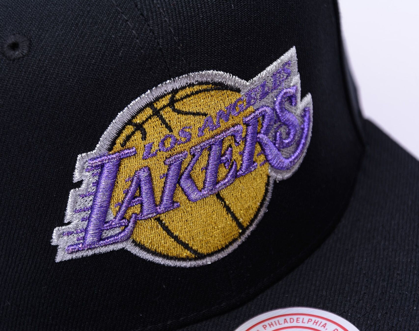 Mitchell & Ness Men's NBA Shine On Snapback Lakers Snapback Caps