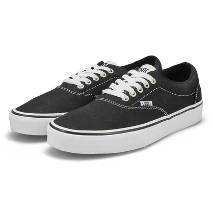 Vans Doheny Men's Sneakers — Black/White Canvas Low-Top