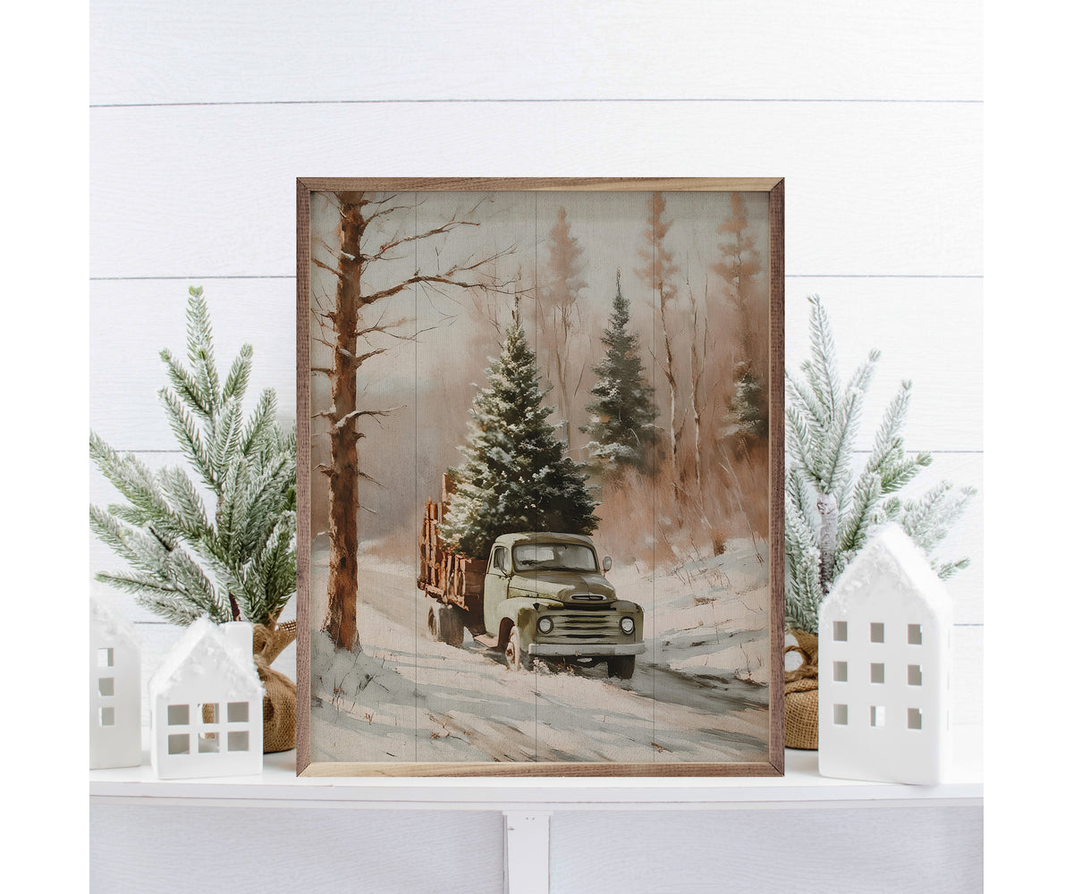 Kendrick Home Christmas Tree Delivery Truck