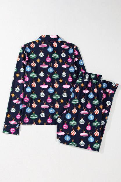 Threaded Pear Mazie Christmas Lights Print Shirt