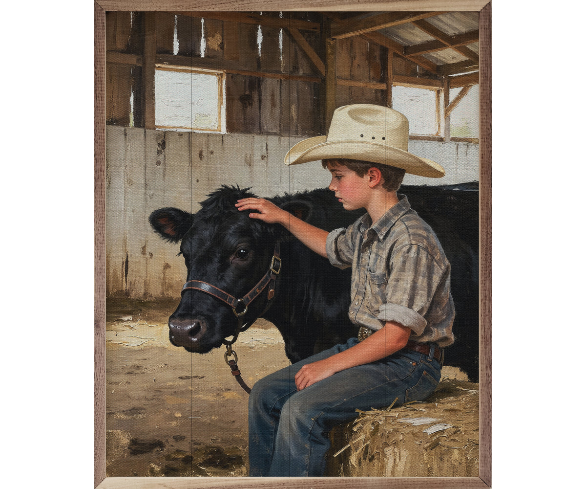 Kendrick Home A Boy And His Beef Cow Standing