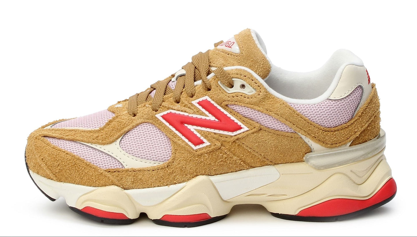Grade School New Balance 9060 - Great Plains/True Red