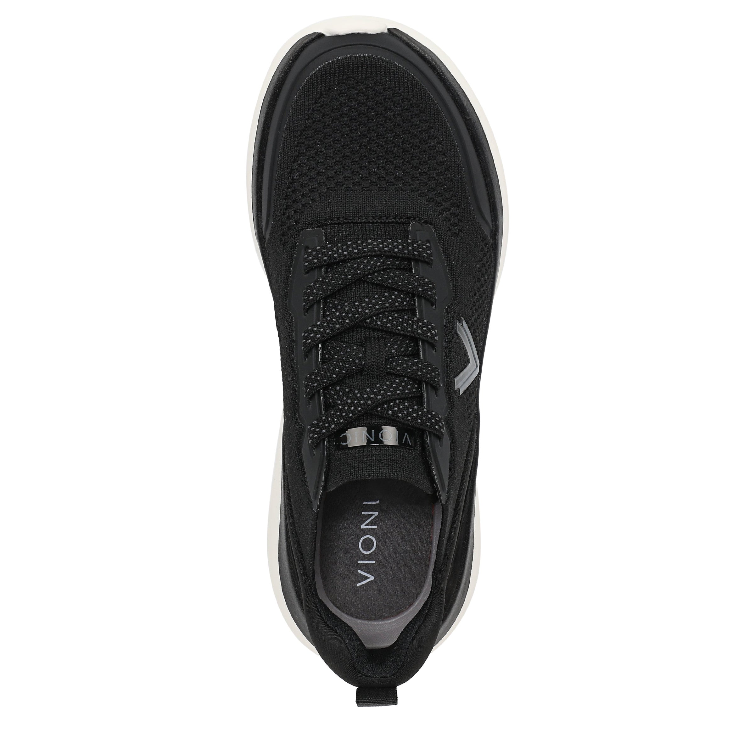 Vionic Hayward Flat Sneaker in Black, Grey & White – Zulily