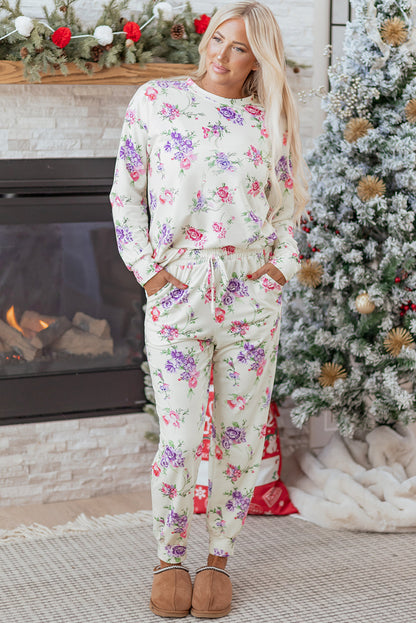 Threaded Pear Anna Pullover Drawstring Lounge Pants