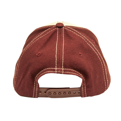 Dr Pepper Oval Logo Hat - Tan and Red