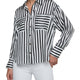 BIES-BLACK/IVORY EVEN STRIPE