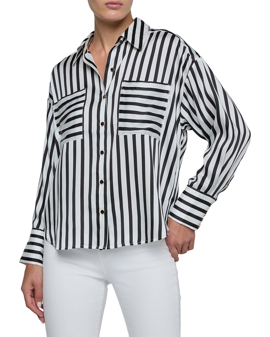 BIES-BLACK/IVORY EVEN STRIPE-