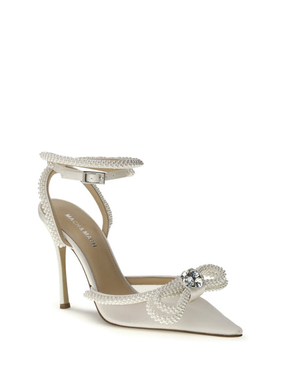 Pumps Double Bow Satin
