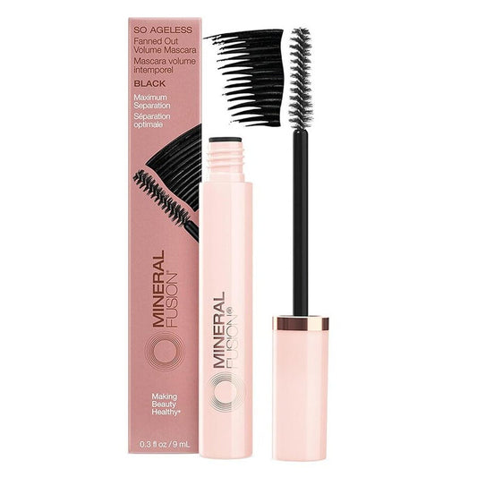 Mineral Fusion so Ageless Fanned Out Volume Mascara Black 0.30 Fl Oz. 9 ML