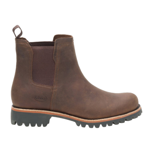 Chaco Fields Chelsea Waterproof Women's Boots — Chestnut Leather