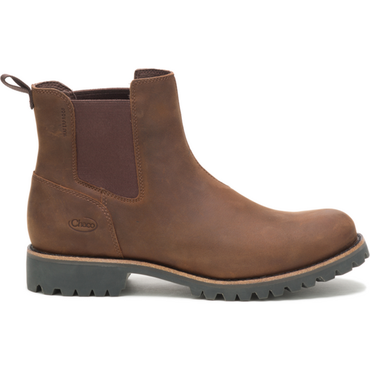 Chaco Fields Chelsea Waterproof Women's Boots — Chestnut Leather