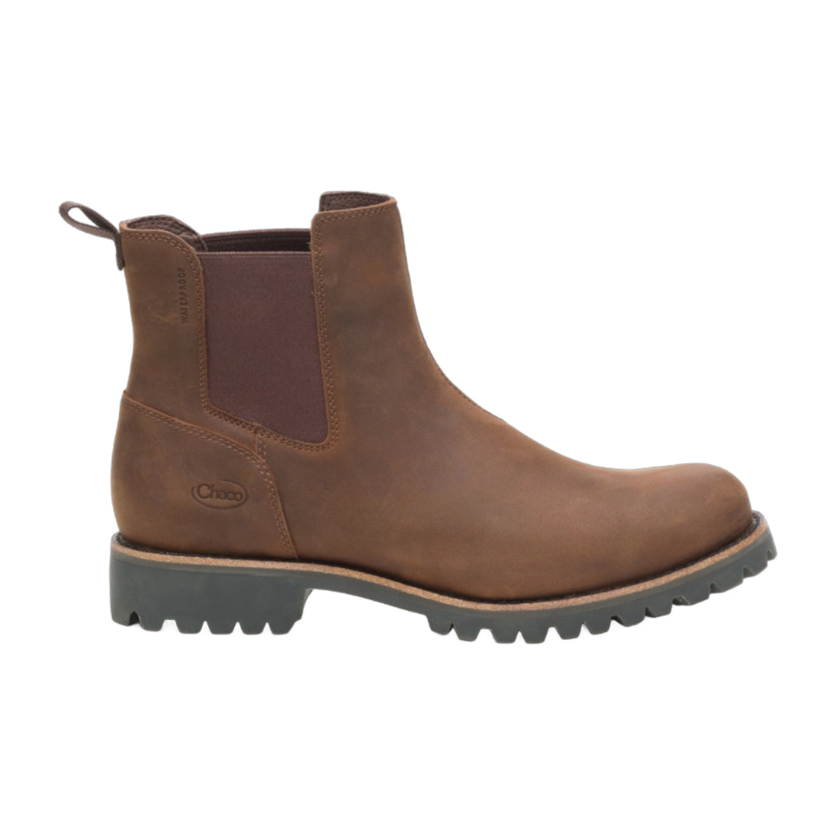 Chaco Fields Chelsea Waterproof Women's Boots — Chestnut Leather