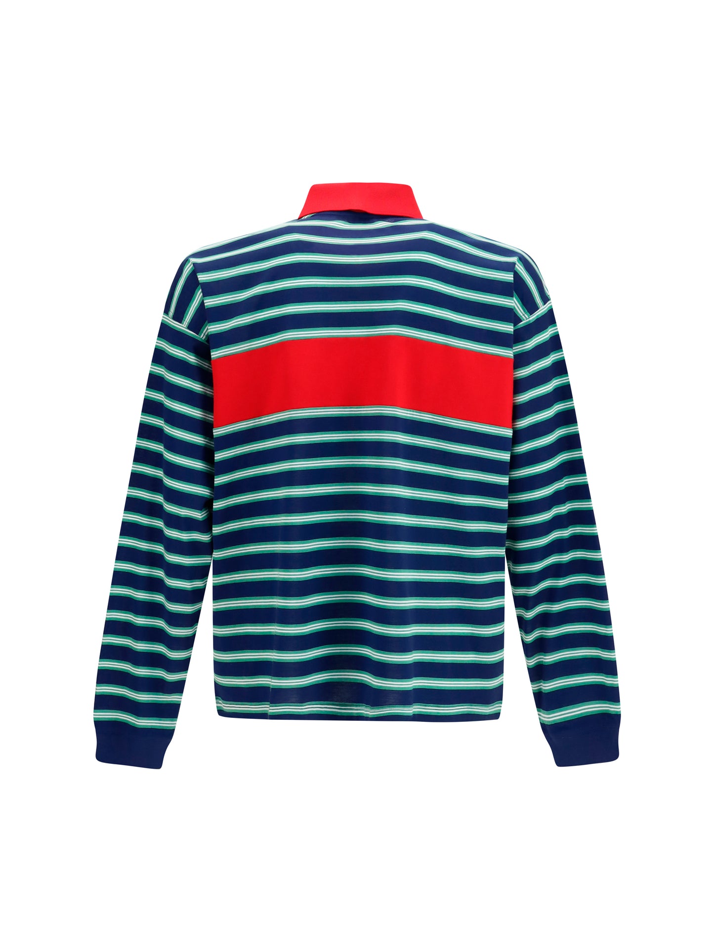 Polo Shirt Ink/Grass Green/White