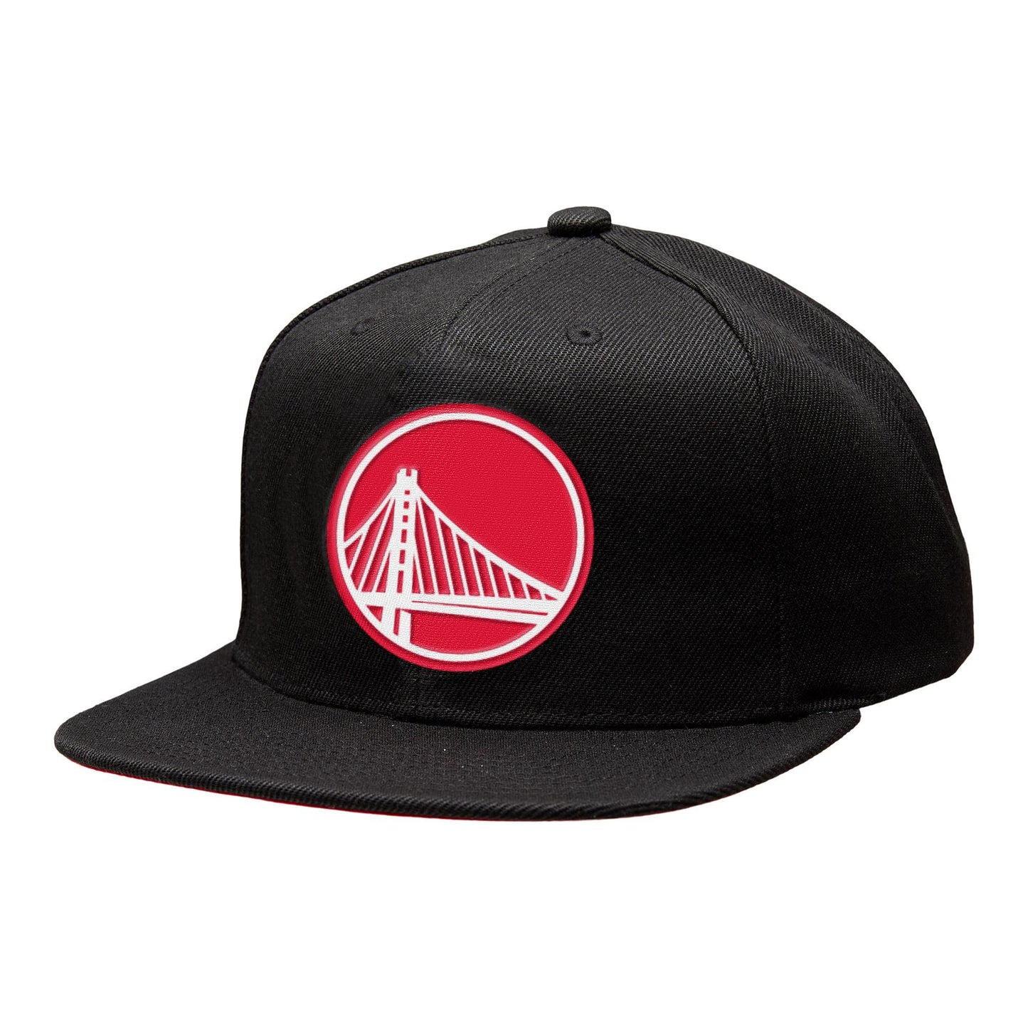 Men's Mitchell & Ness NBA Bred Snapback Warriors - Black