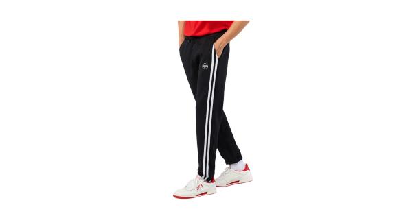 Sergio Tacchini Prato Men's Track Pants — Anthracite Black