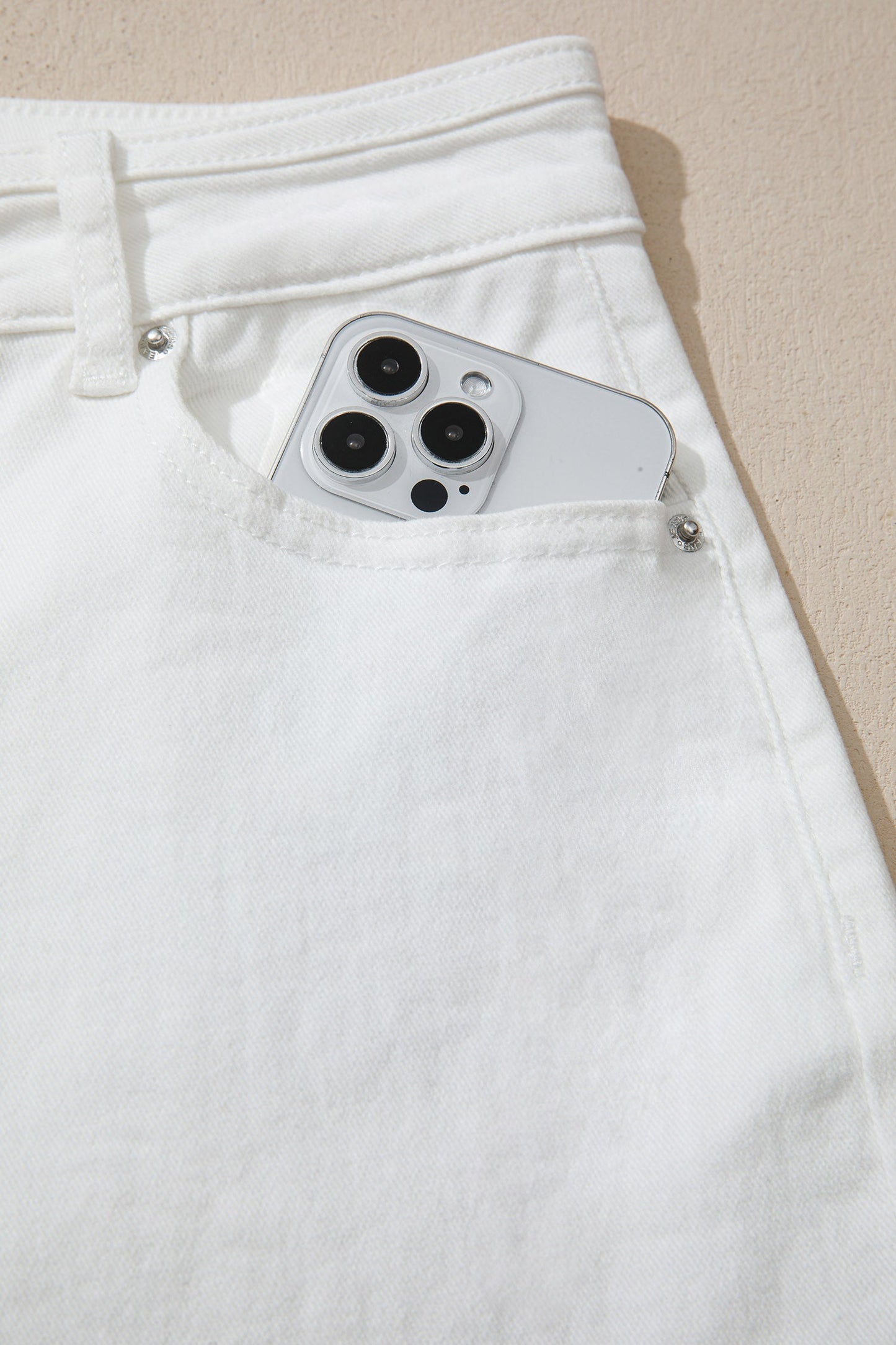 Threaded Pear Zariyah Color Loose Casual Jeans