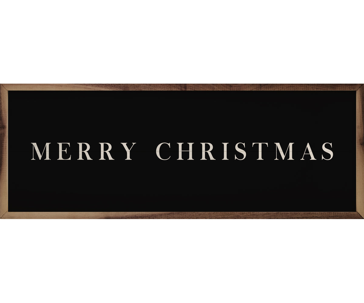 Kendrick Home Merry Christmas Caps Black