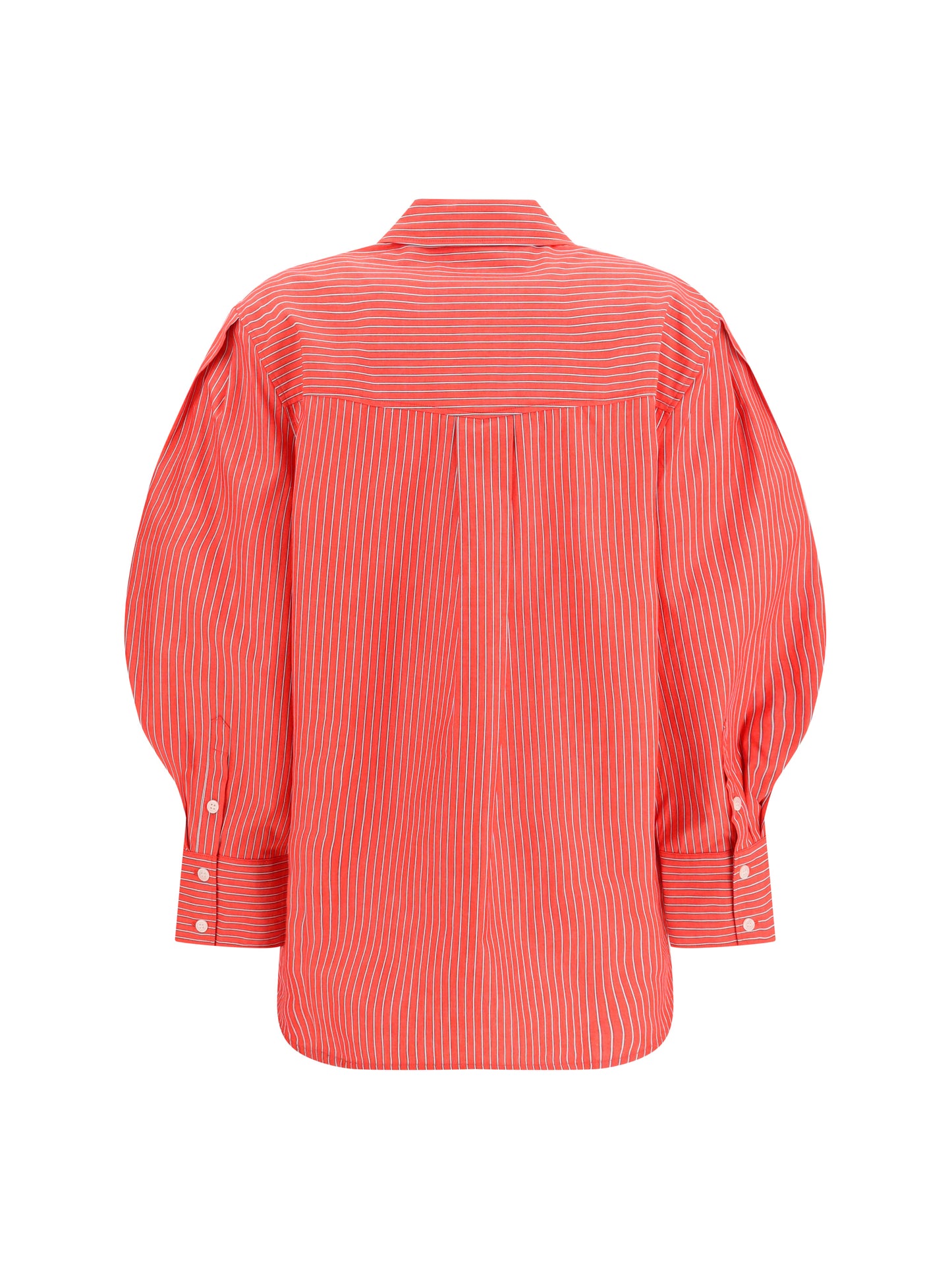 Striped Cotton Shirt High Risk Red