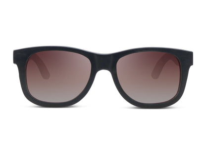 Traveler | Black w/ Rose | Wooden Sunglasses