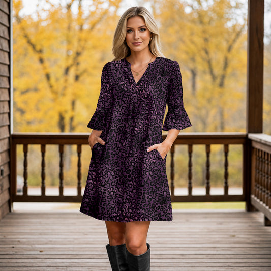 Purple and Black-