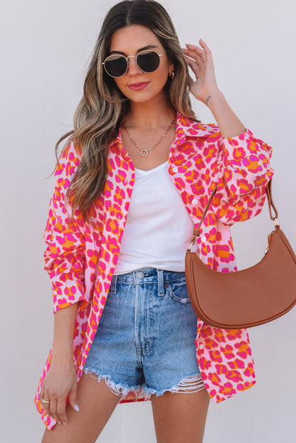 Threaded Pear Harmoni Printed Up Loose Shirt