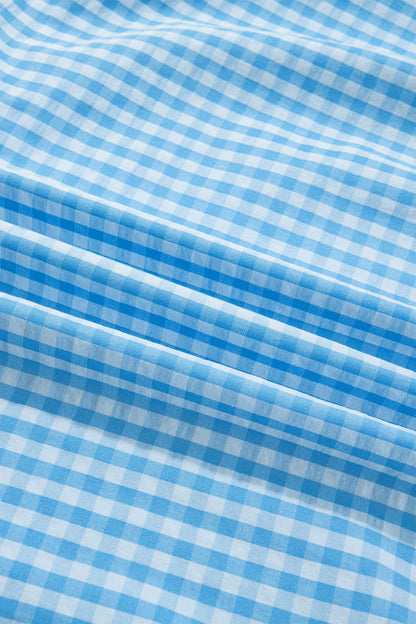 Threaded Pear Deborah Sleeve Gingham Maxi Dress